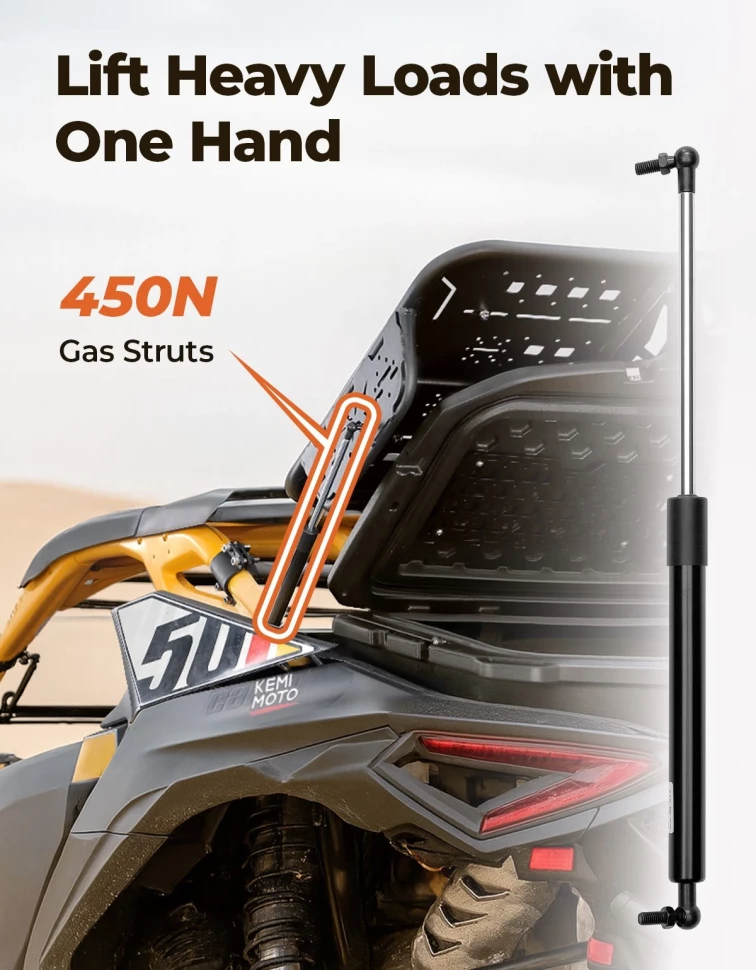 Регулируемая задняя площадка для CanAM Maverick R Kemimoto B0108-03211-BK