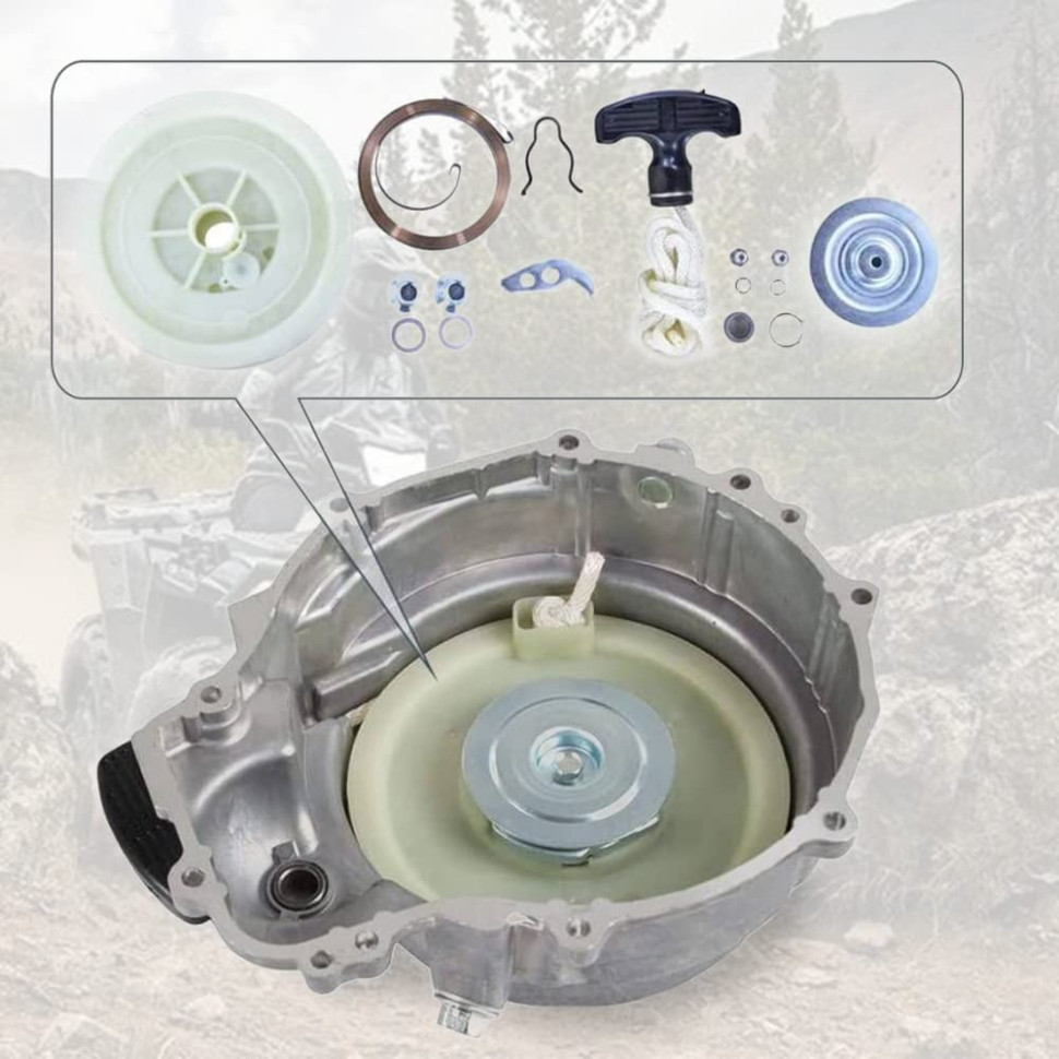 Ручной стартер в сборе RiderLab для Polaris Sportsman 500 3090085 3090085N