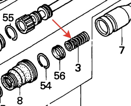 Пружина вала Honda 40215-HM7-000 40215-HM7-000