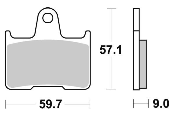 Тормозные колодки SBS, задние Sinter 765LS 765ls