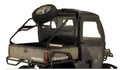 Задняя панель со стеклом на Polaris Ranger 2875664-067