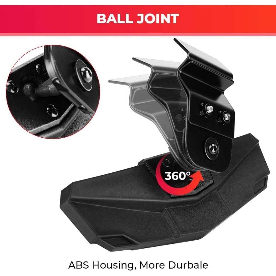 Зеркало заднего вида UTV центральное Can-Am Maverick Sport /Trail /Defender /Traxter /Polaris Ranger Kemimoto B0106-03601BK /RM88 RM88