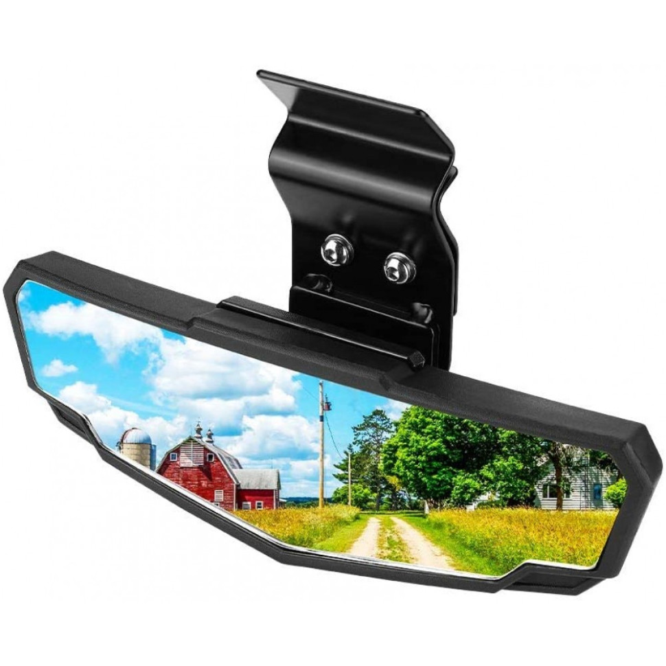 Зеркало заднего вида UTV центральное Can-Am Maverick Sport /Trail /Defender /Traxter /Polaris Ranger Kemimoto B0106-03601BK /RM88 RM88