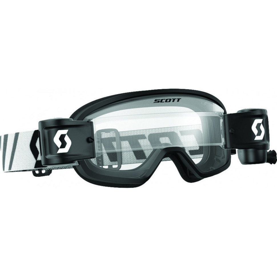 Маска снегоходная детская с отрывными пленками SCOTT BUZZ MX GOGGLE BLACK 246436-0001113 /51-1497 51-1497
