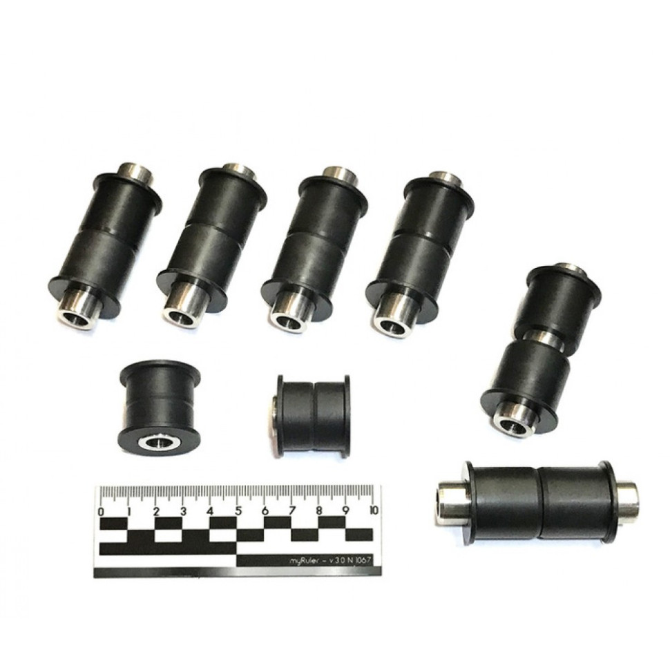 Втулки передней подвески капролон для Polaris RZR 1000 16+ 50-1176 + 50-1179 /1543611 + 1543735 + 5139966 + 5452233 /GW1000RZR16+ /VK98P VK98P