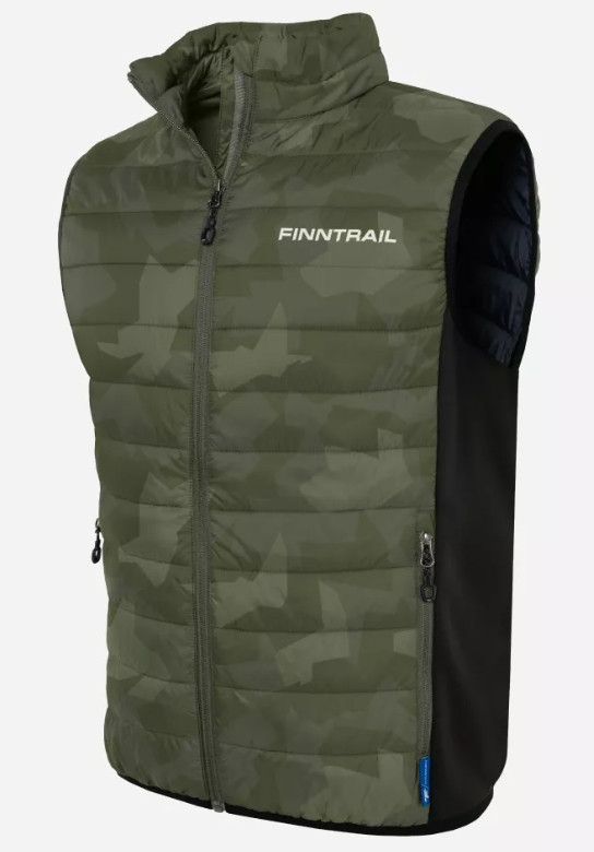 Терможилет Finntrail (2024) Master vest 1506 CamoShadowGreen Размер L