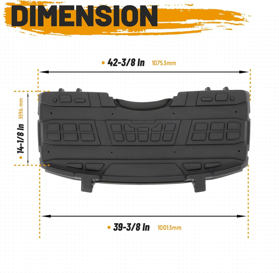 Крышка переднего кофра для квадроцикла Polaris Sportsman 400 / 450 / 500 / 700 / 800 2633162, 2633157, 2633355-070 2633162N MTVPH0461
