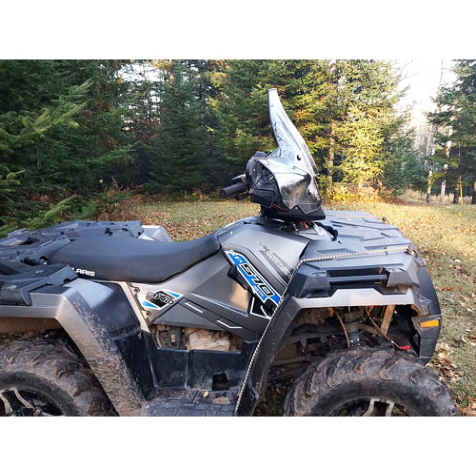 Стекло квадроцикла с вырезом под центральную фару универсальное POWERMADD COBRA ATV PROTEK W/CUT 24570 /56-57010 24570