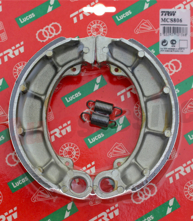 Колодки тормозные Lucas TRW MCS806 06430-HN2-000 06430-MCL-700 для Honda TRX500 2001-2004