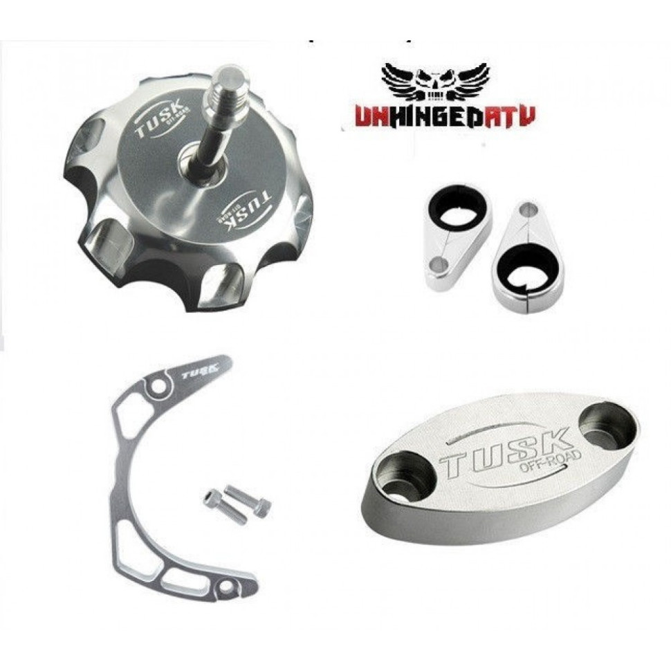 Крышка бензобака Yamaha Raptor серебро Tusk 1030020004 1030020004