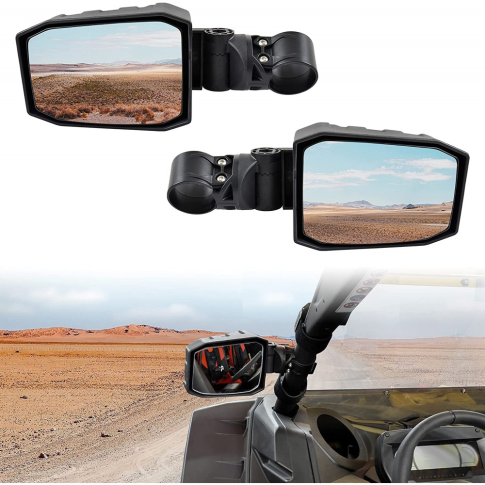 Комплект боковых зеркал для UTV /SxS /SSV Can-Am Maverick X3 /Commander /Defender /Polaris RZR /RS1 /Yamaha Viking /YXZ1000 /Wolverine CF Z10 /Z8 RM81 RM81