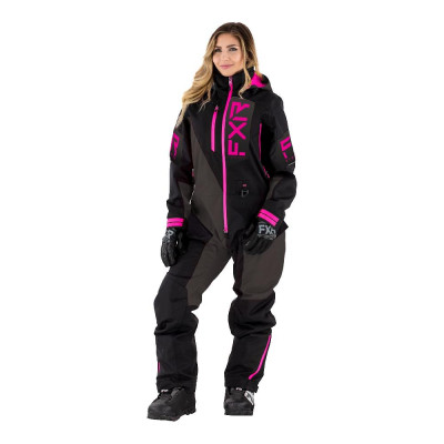 Комбинезон FXR Recruit (Black Charcoal Fuchsia) без утеплителя 222911-1008 Размер XS