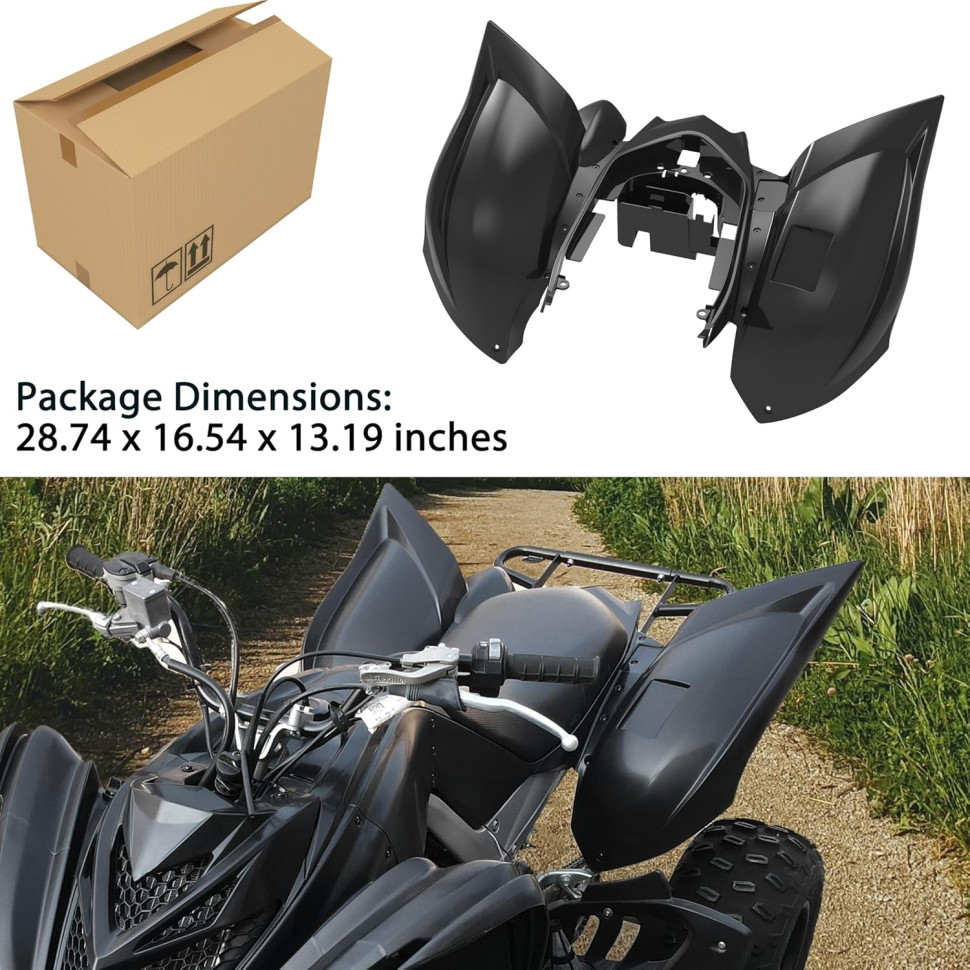Задние крылья комплект для Yamaha Raptor 700 1PE-F1600-70-00 1PE-F1600-K0-00 1PE-F1600-00-00 MTVPH0831