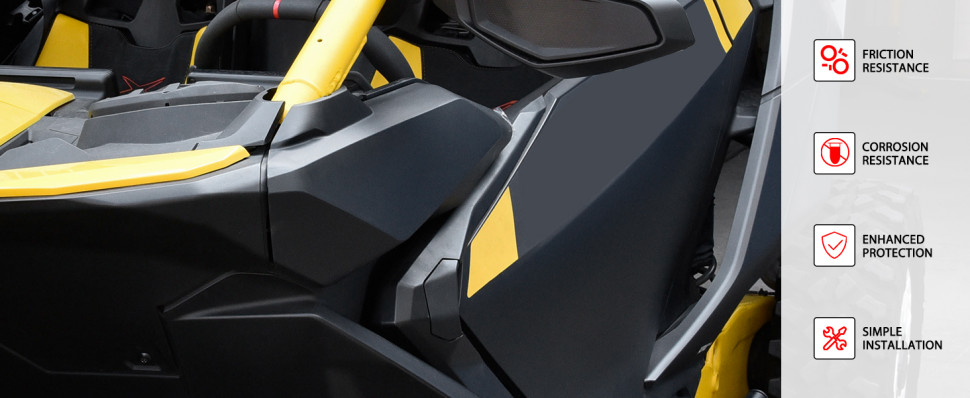 Панель декоративная передняя левая для квадроцикла Can-Am Maverick R 705017027 705017027N