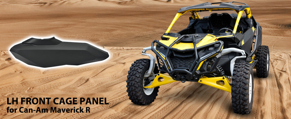 Панель декоративная передняя левая для квадроцикла Can-Am Maverick R 705017027 705017027N