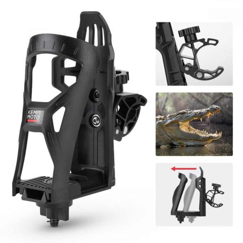 Держатель стакана /бутылки 0.6-1.75" Kemimoto bar cup holder B0113-06701BK B0113-06701BK