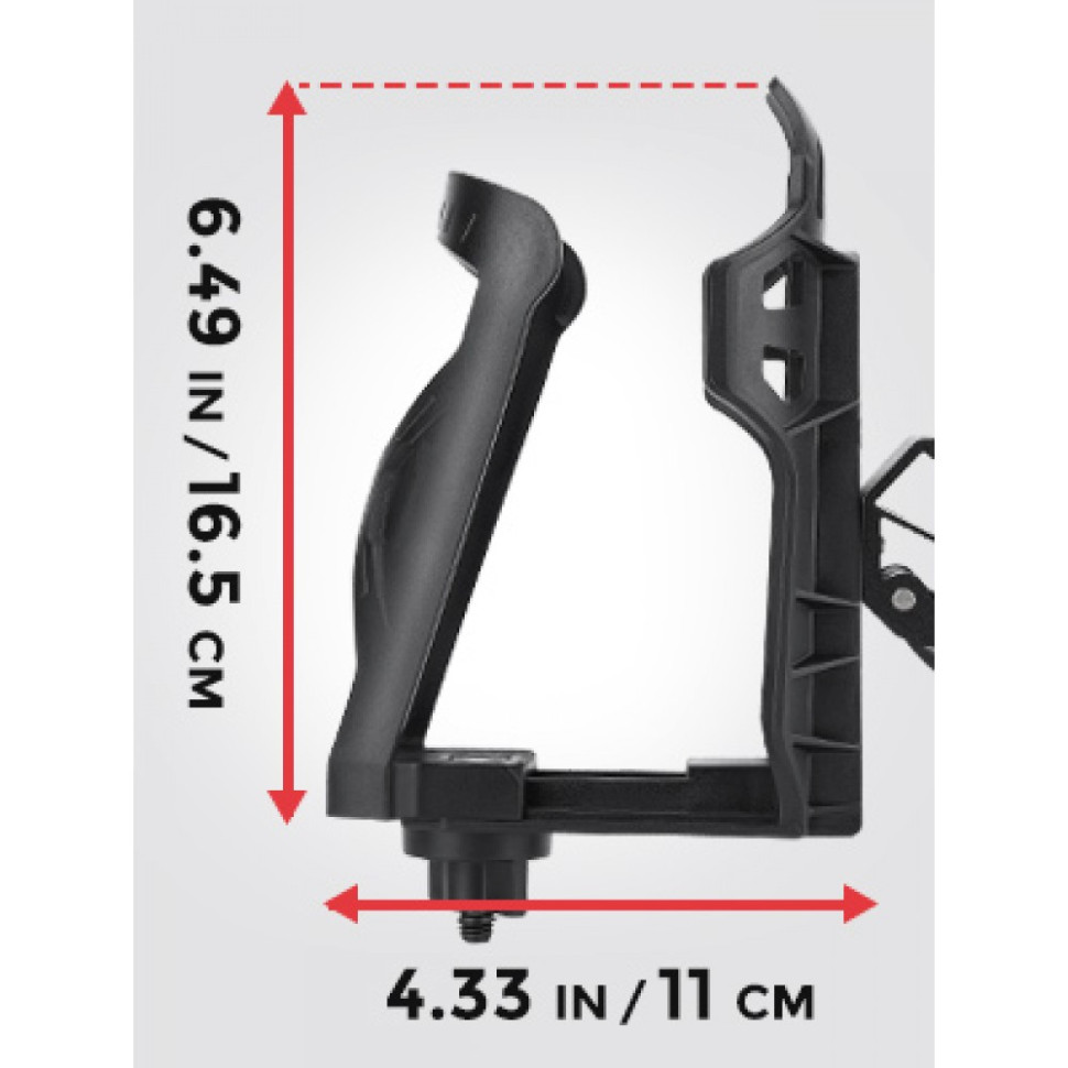 Держатель стакана /бутылки 0.6-1.75" Kemimoto bar cup holder B0113-06701BK B0113-06701BK