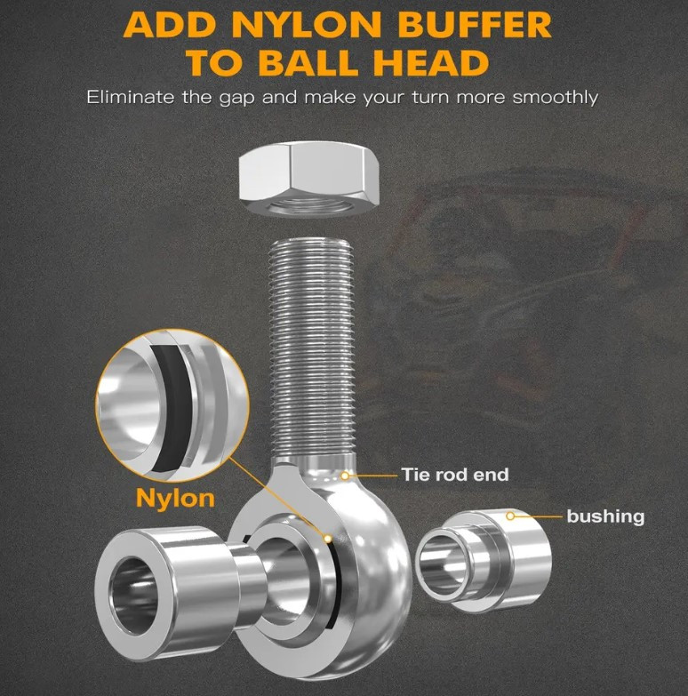 Комплект рулевых тяг красные/ черные для Can-Am Maverick X3 (XDS) 709401556 709401703 51-1082 709401556RD 709401556BL красный