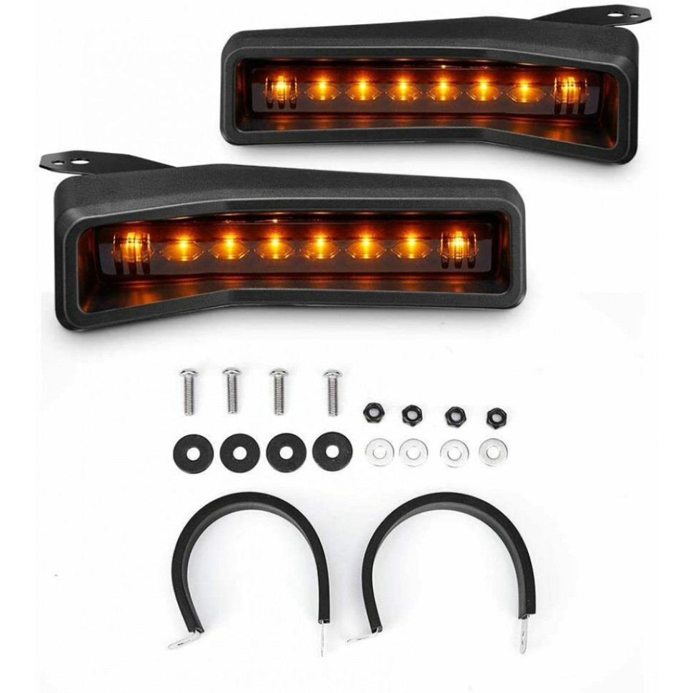 Комплект фонарей на заднюю дугу каркаса кабины Can-Am Maverick X3 2017+ 715002887 /B0803-01501CL CLK100