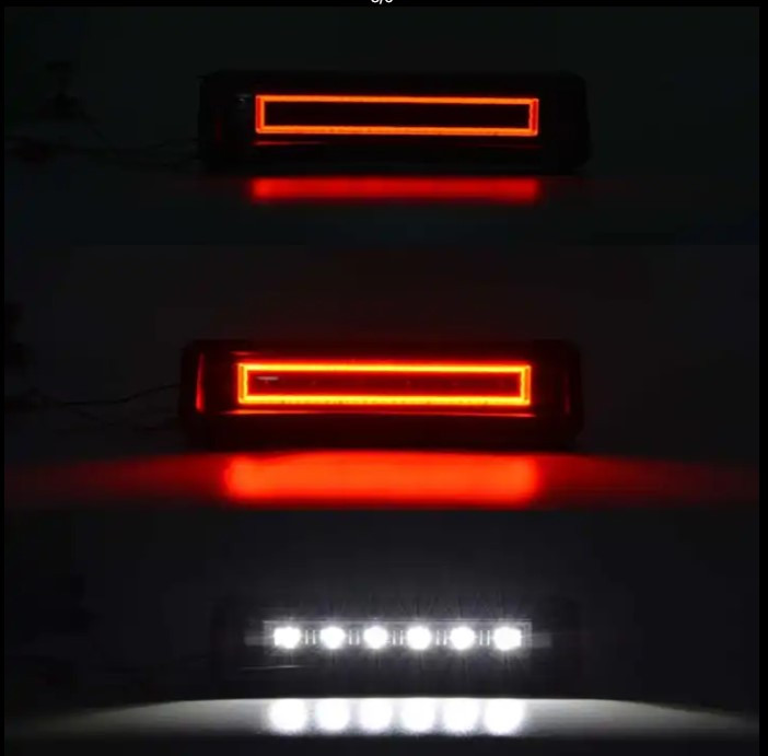 Комплект фонарей на заднюю дугу каркаса кабины Can-Am Maverick X3 2017+ 715002887 /B0803-01501CL CLK100