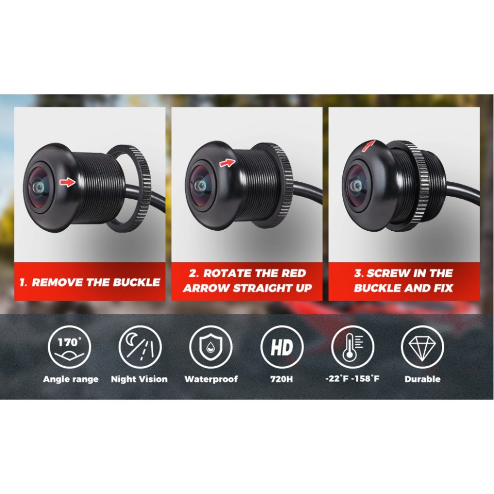 Передняя камера RZR Pro XP 2020 Front Camera Kit B0401-00401BK B0401-00401BK