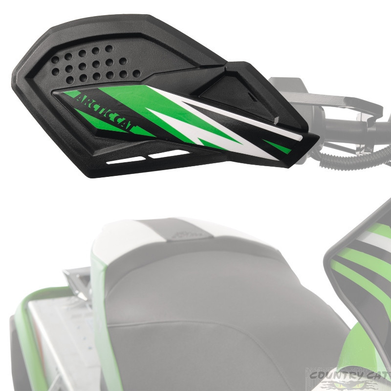 Защита рук снегохода Arctic Cat 6639-377, 6639-382 Цвет черный