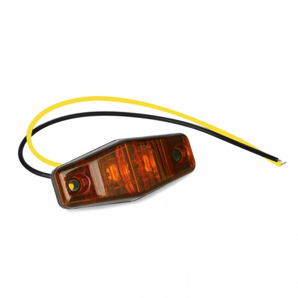 Светодиодные поворотники 2шт желтые 5W 66мм*28мм 12V/24V 500Lm FL097CA FL097CA