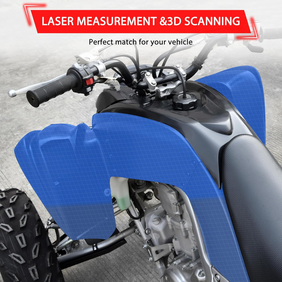 Передние крылья комплект для Yamaha Raptor 700 1PE-F1500-70-00 1PE-F1500-K0-00 1PE-F1500-00-00 MTVPH0832