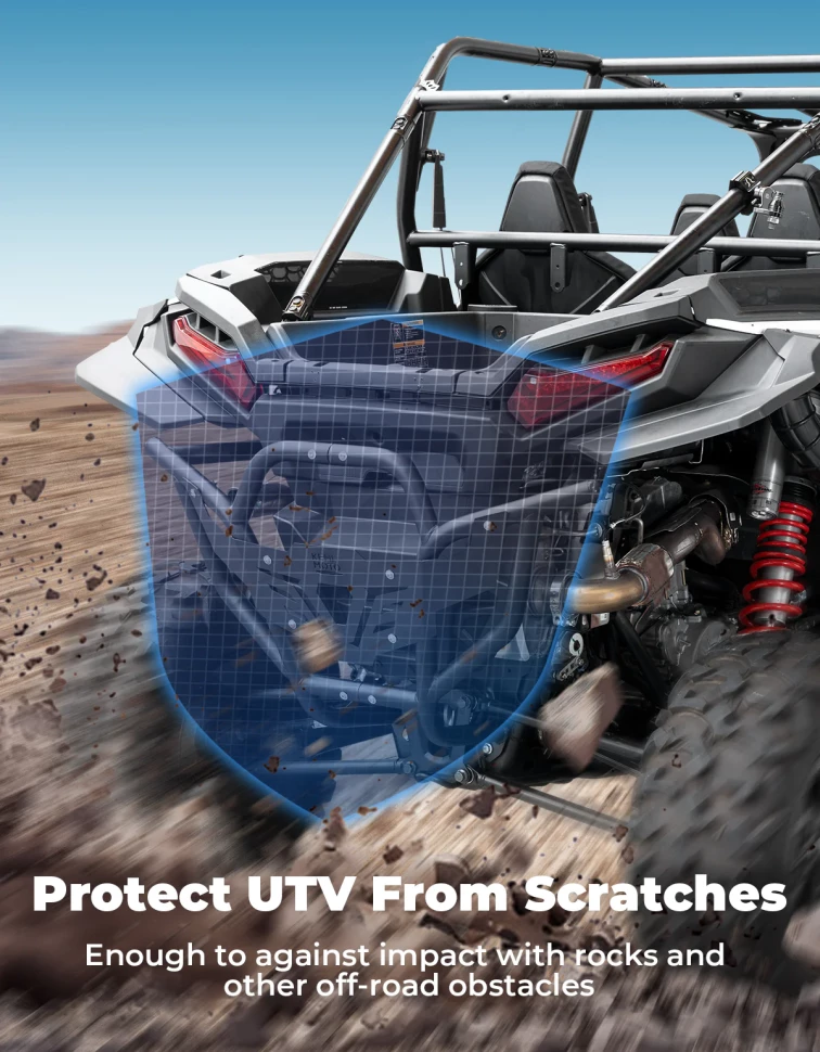 Бампер задний KemiMoto 2024 RZR XP 1000 B0101-04604-BK 2884514