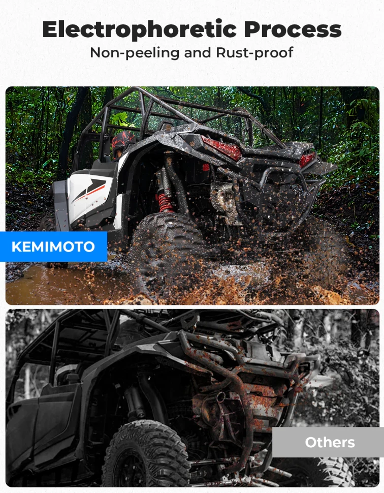 Бампер задний KemiMoto 2024 RZR XP 1000 B0101-04604-BK 2884514
