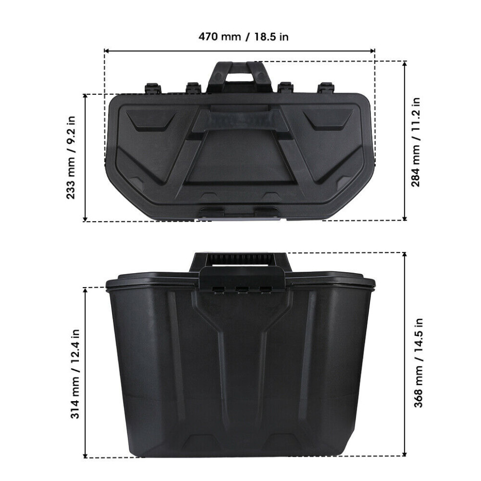 Кофр под пассажирское сиденье 14л Can-Am Traxter /Defender 715003314 /B0113-01401BK B0113-01401BK