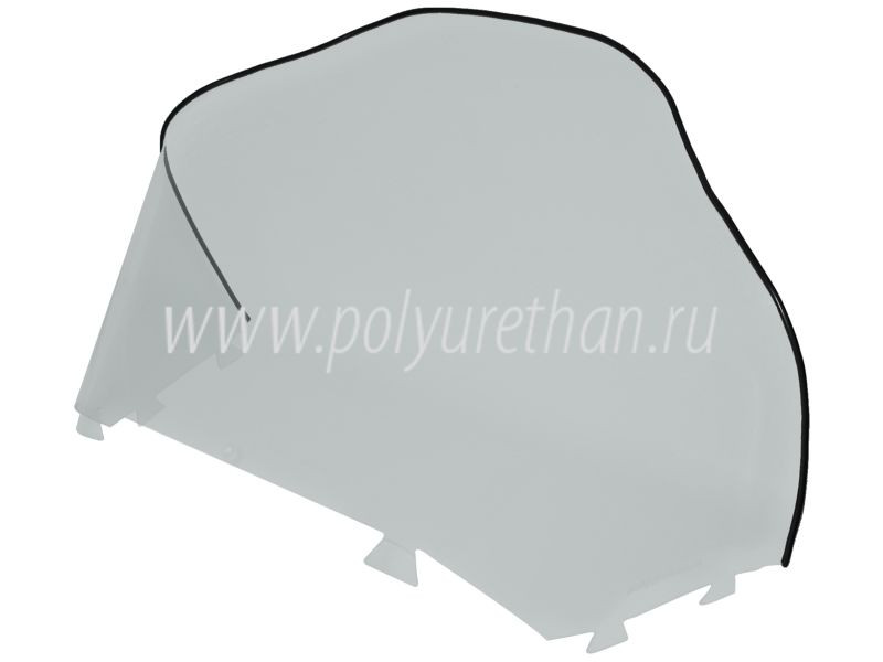 Стекло ветровое для снегохода (высота 62см, толщина 2мм, МПК) 50-44-457Pc 	M5148236; M5342436; M5343754