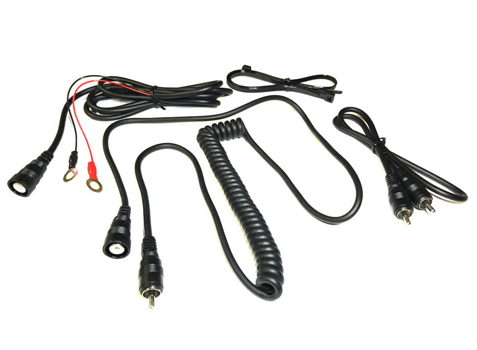 Универсальный комплект проводов для подключения подогреваемого стекла шлема