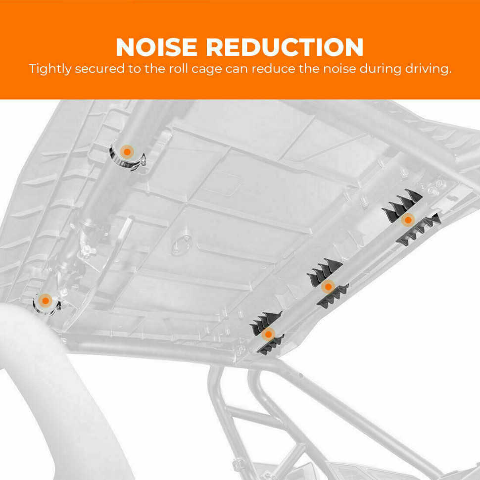 Крыша спортивная GorillaWorks для Polaris RZR PRO XP 2020 2883928 RF928 B0112- 01401BK