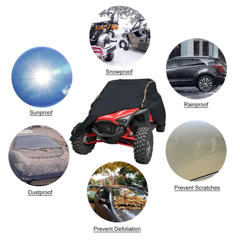 Чехол для хранения KemiMoto 210D Oxford Polaris RZR PRO XP B0111-00703BK