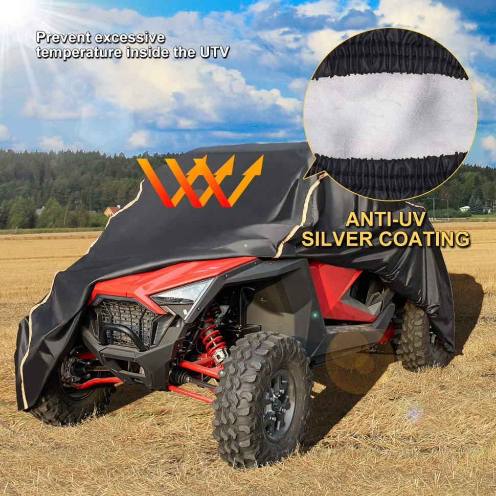 Чехол для хранения KemiMoto 210D Oxford Polaris RZR PRO XP B0111-00703BK