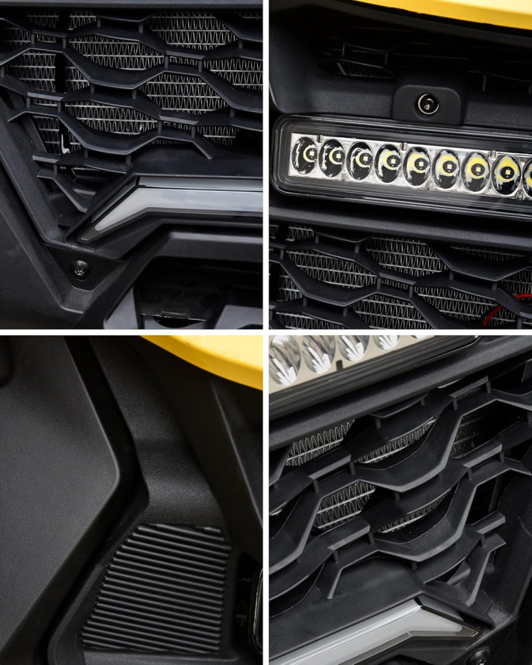 Решетка радиатора с LED фарой для квадроцикла Can-Am Maverick R & R MAX X RS 2024+ 708500007 ATJPH0166