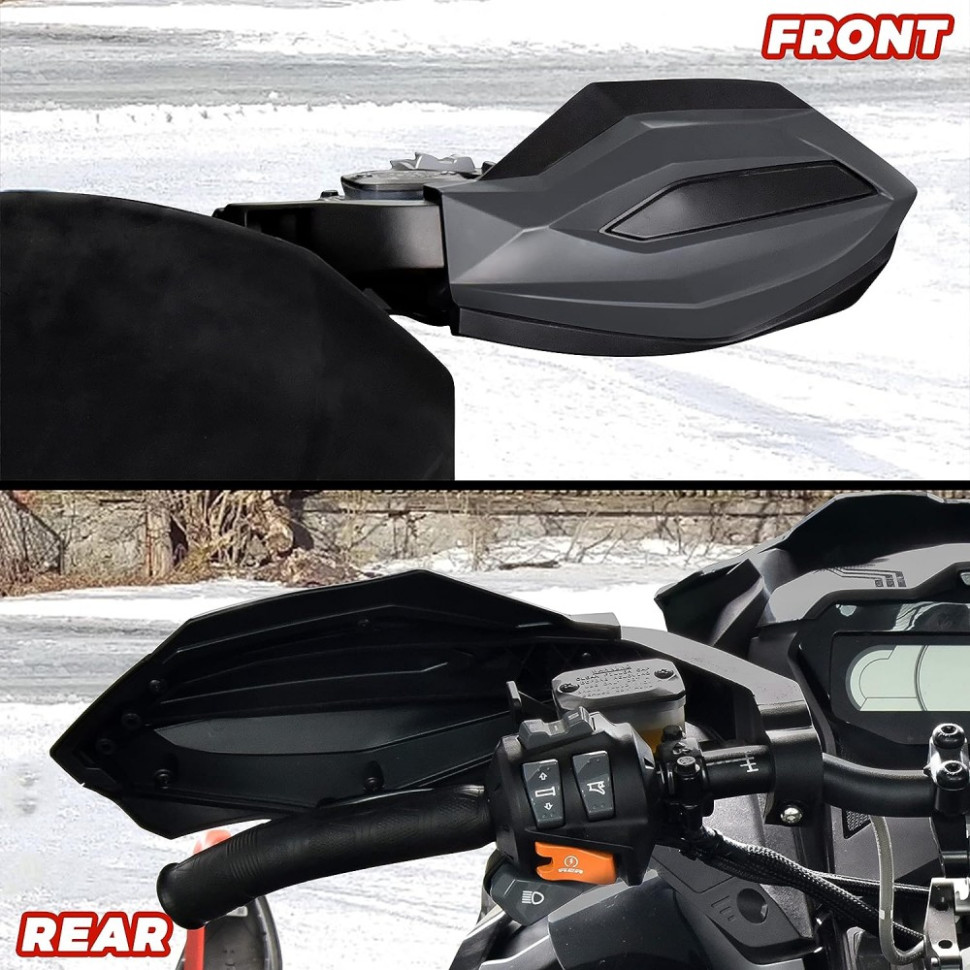 Защита рук снегохода черно-серые Ski-Doo REV Gen5, Neo, REV Gen4, XS, XM, XP, XR, XU 860200470 /860200712 /HG95 HG95