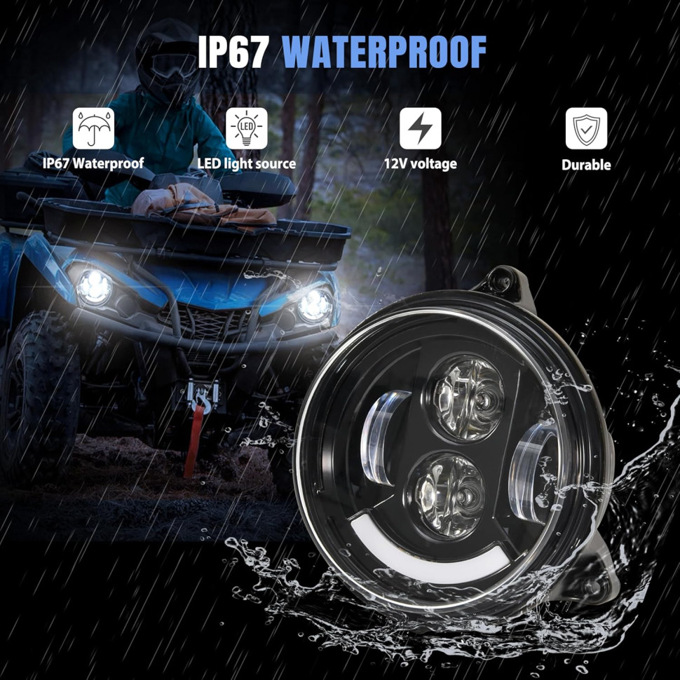 Фары светодиодные для Can-Am Outlander G2L 450 500 570 L Max 2015-2024 710003900 B3902-00101CL