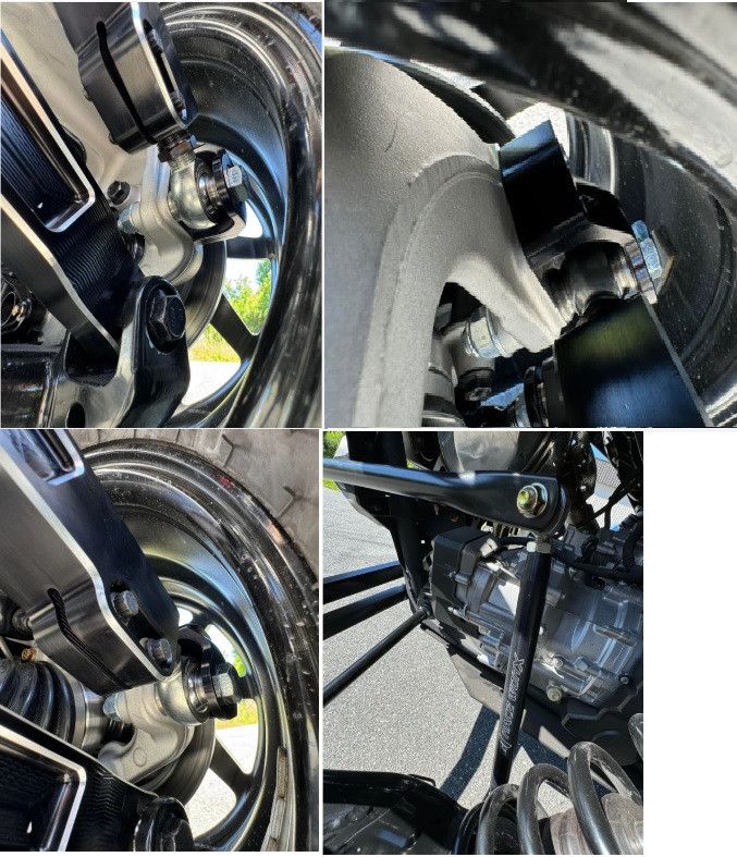 Комплект задних рычагов Gorilla Works для CanAm Maverick R ZRP-MR-RR 706005030 706005031 706005032 706005360 706005361 