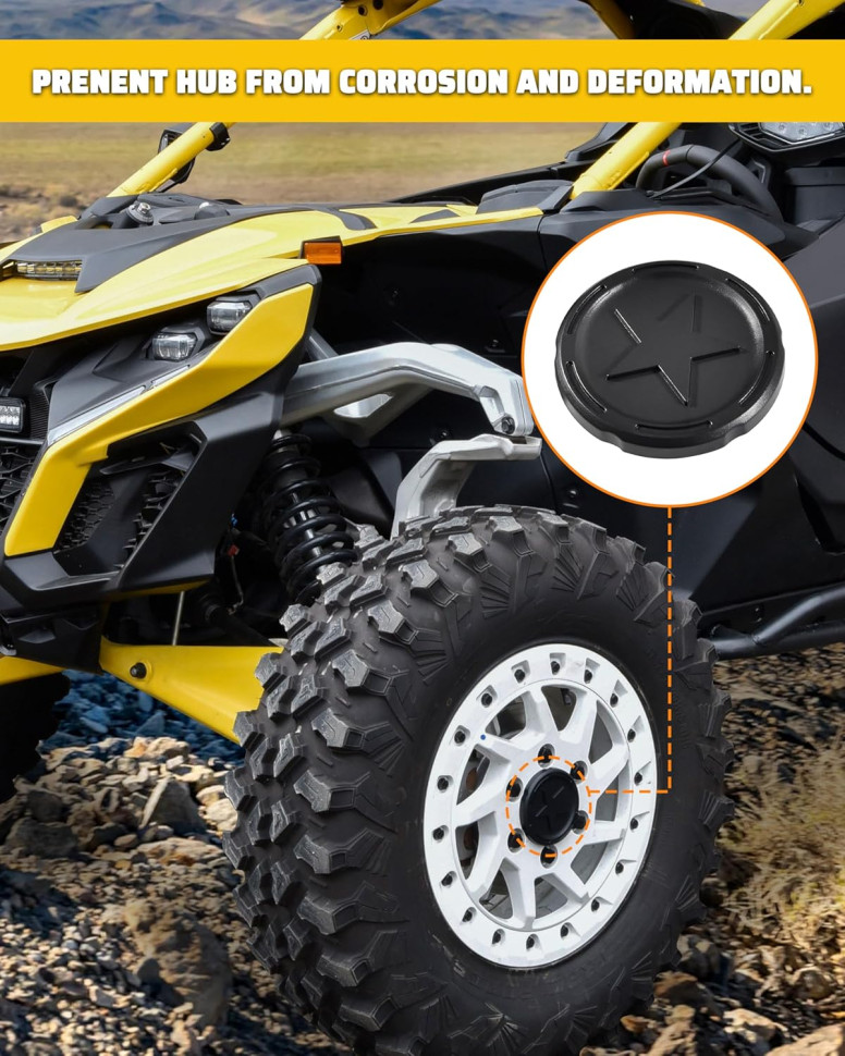 Колпачок ступицы для квадроциклы Maverick R ATJPH0170 705402826 705403835