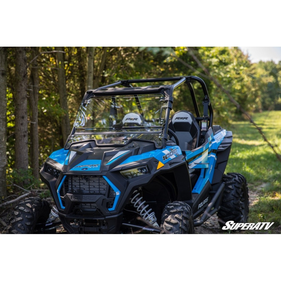 Стекло полное откидное Polaris RZR 1000 /RZR XP Turbo 19+ RiderLab FWS-P-RZR1K-002-70 B0110-06001CL