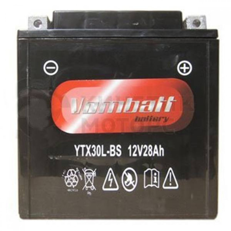 Аккумулятор для квадроцикла /снегохода 30A Arctic Cat 0445-081 /BRP 278001882 /Polaris 4010630 /31023000 /0092M4F600 /YIX30L-BS /YTX30L-BS YTX30L-BS