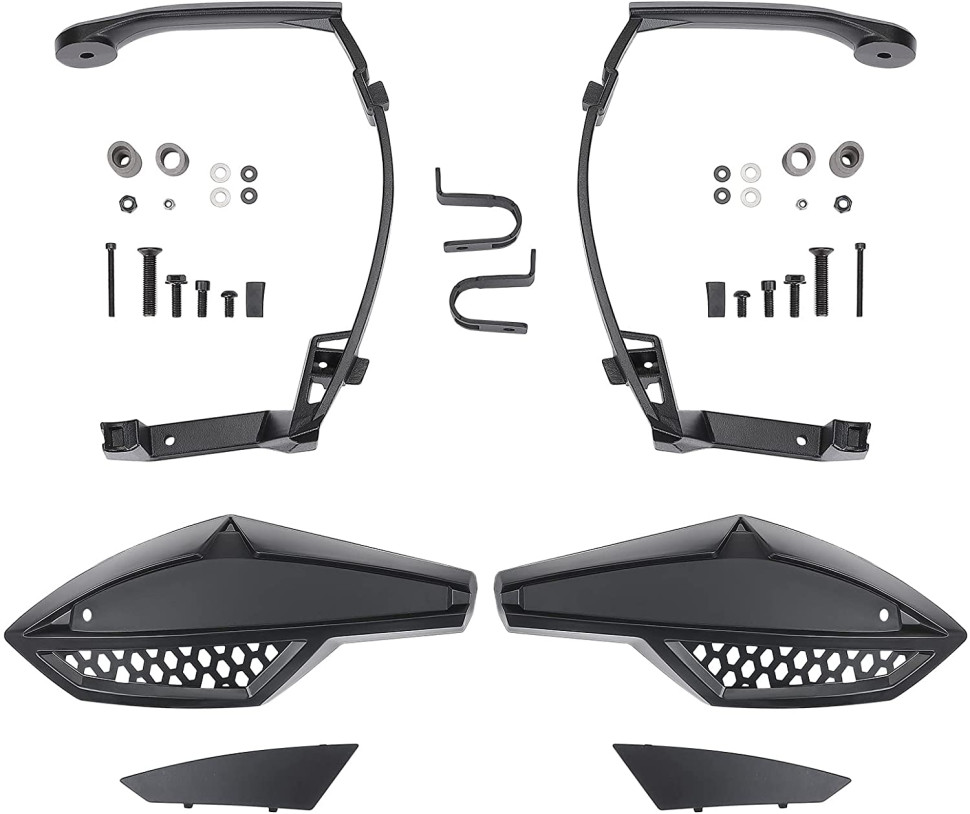 Защита рук Kemimoto для CanAM Outlander с установочным комплектом 715001706 + 715001378 B0106-10401BK (полная копия оригинала без надписи CANAM)