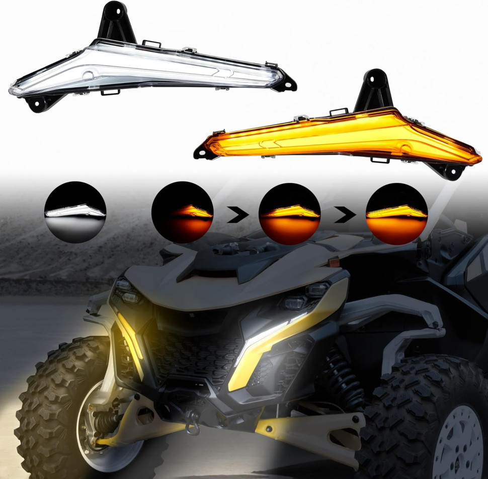 ДХО с поворотниками для Can-Am Maverick R 710007638  710007644 B0805-00210-CL