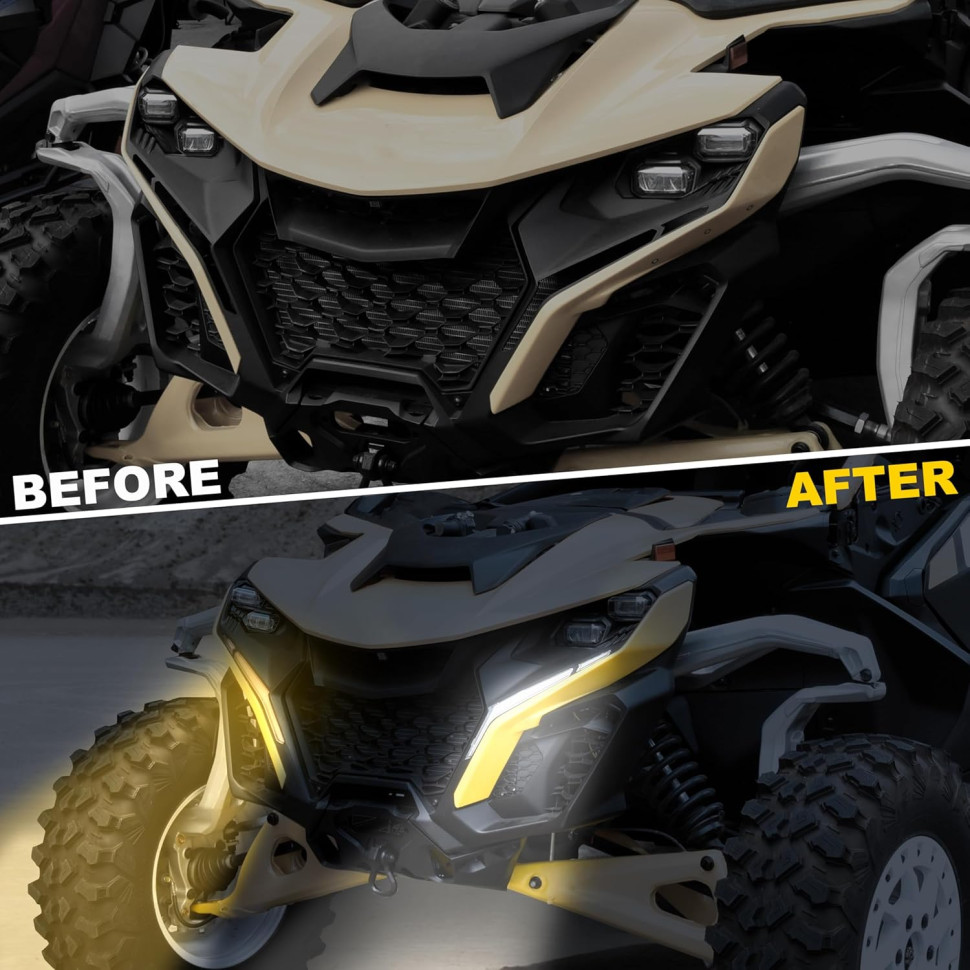 ДХО с поворотниками для Can-Am Maverick R 710007638  710007644 B0805-00210-CL