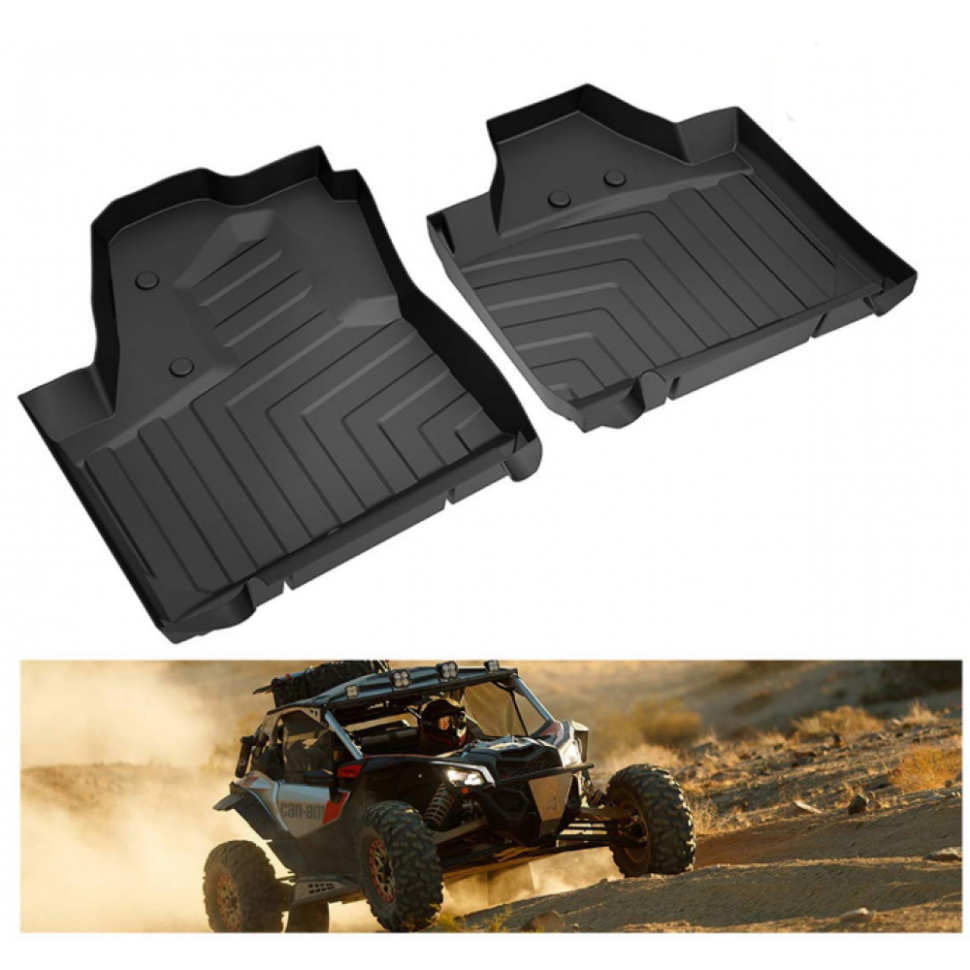 Коврики резиновые в салон Can-Am Maverick X3 Kemimoto VPFLCAN2U VPFLCAN2U