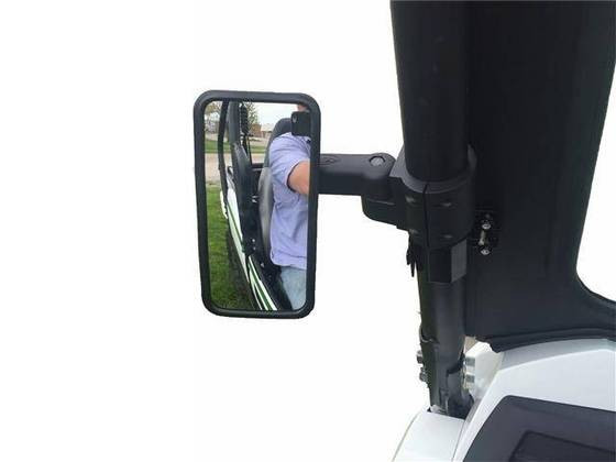 Зеркала для UTV прямоугольные сферические для трубы 1,75" и 2" EMP 13155-Rectangle 8" x 4"