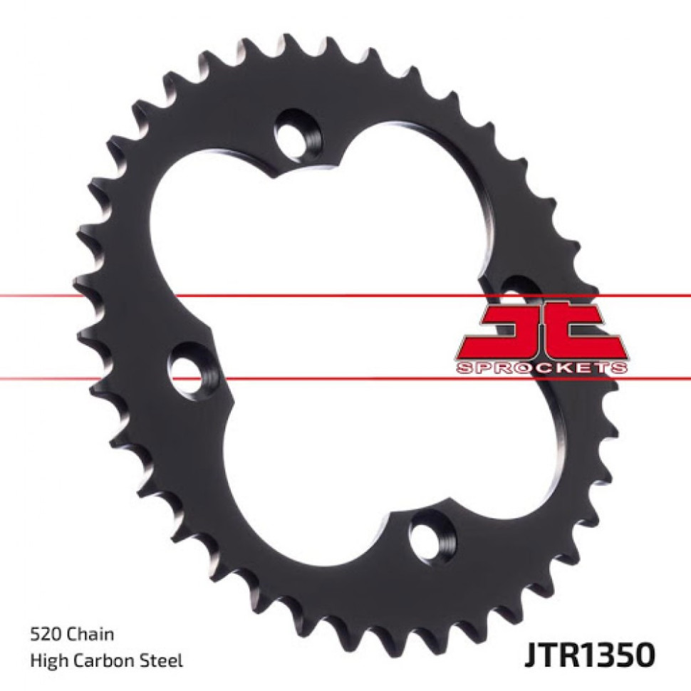 Звезда квадроцикла задняя 38 зубов Honda TRX 450/400/300/250 JTR1350-38 JTR1350.38