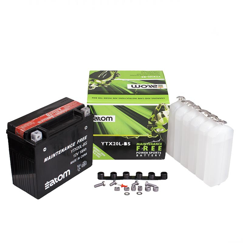 Аккумулятор для квадроцикла ATOM YTX20HL-BS MF 410301203 / 4011496 / YTX-20LBS-00-00